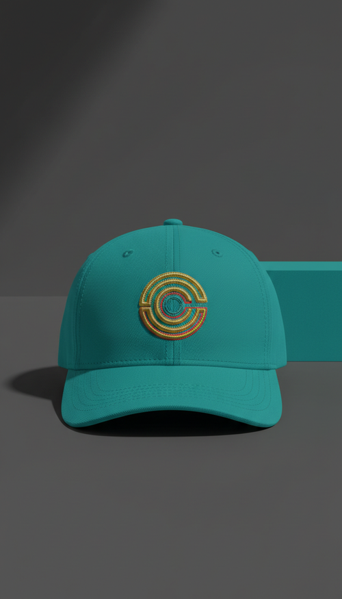 Electric Teal Street Cap