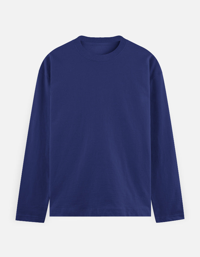Men's Full Sleeve T-Shirt with a classic crew neck design.